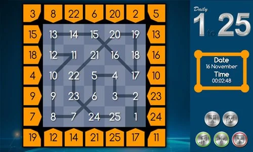 Daily 1 to 25 — official game preview